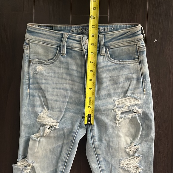 AMERICAN EAGLE vintage high-rise Skinny Jeans Light-Wash (NEXT-LEVEL STRETCH) - Picture 4 of 7